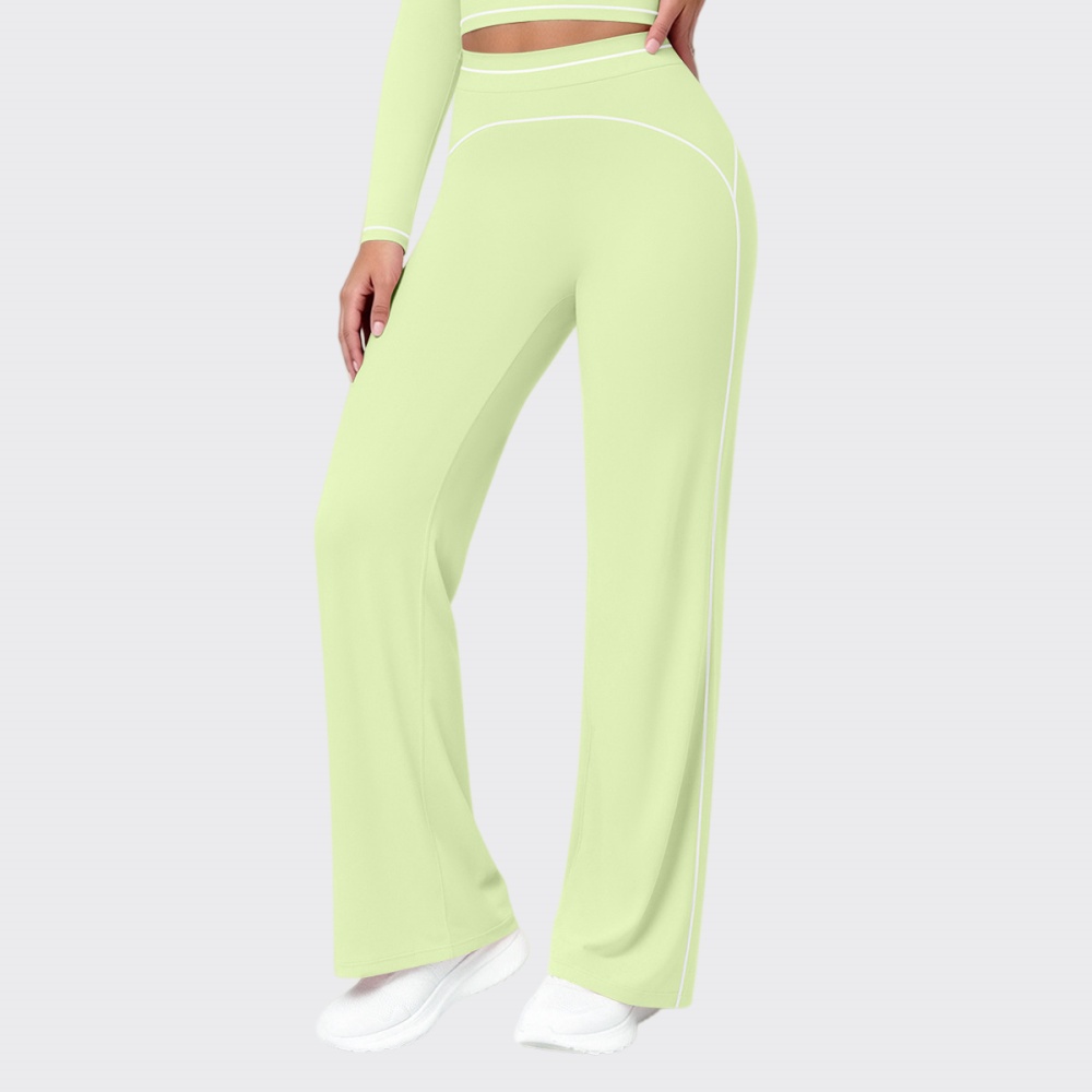 Pilates Yoga Fit - Nuevos Pantalones Acampanados de Cintura Alta