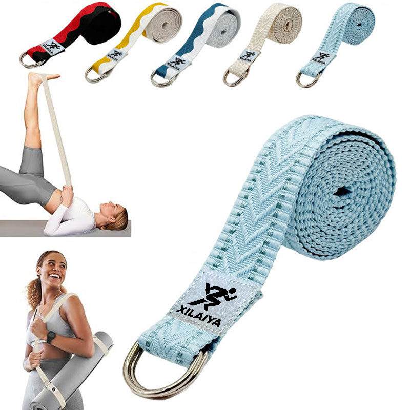 Pilates Yoga Matte - Correa Ajustable Antideslizante, Adecuada para Yoga,