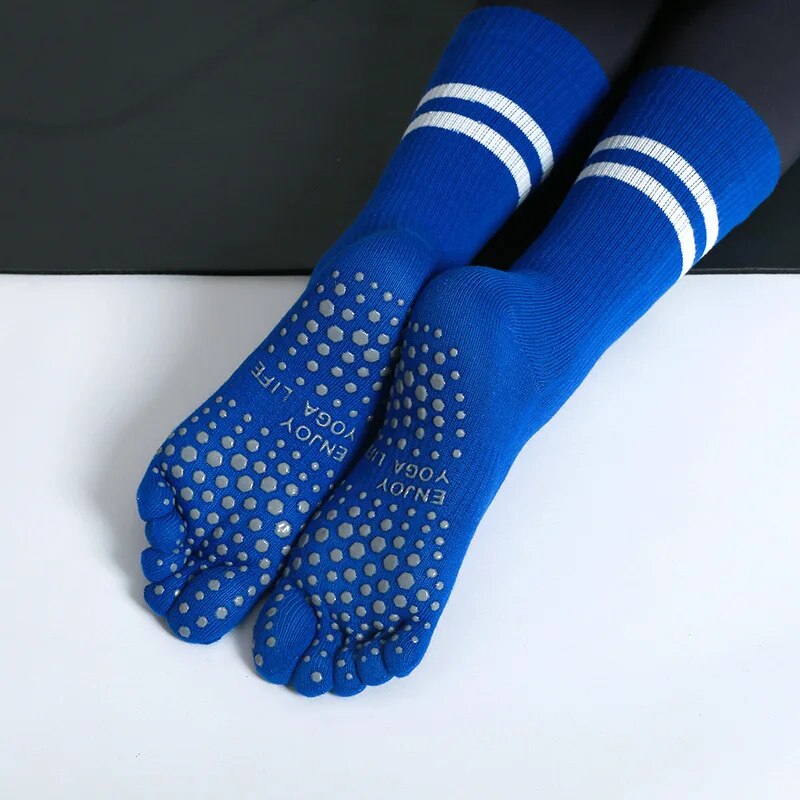 Fitness Yoga Pilates - Calcetines de Yoga transpirables para mujer,