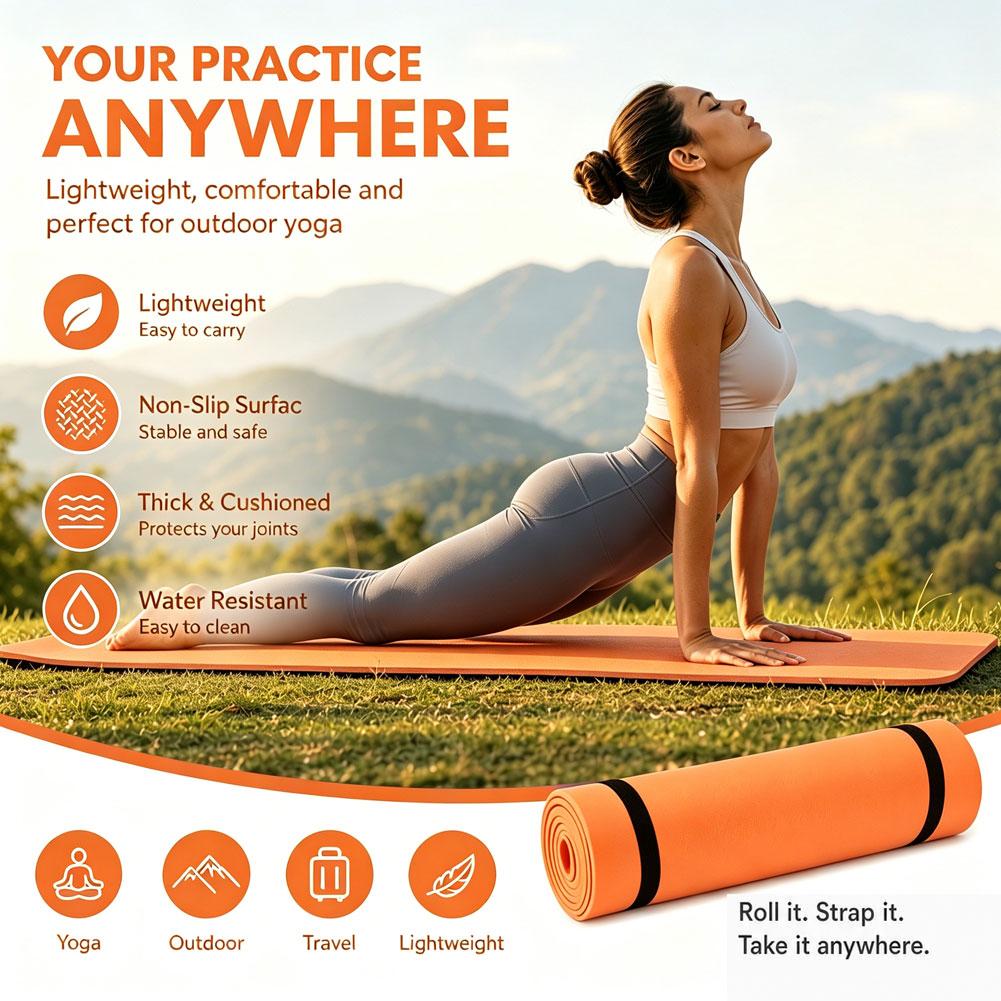 Colchonetas de Yoga de 180x50c - Pilates Yoga Matte reseña y precio