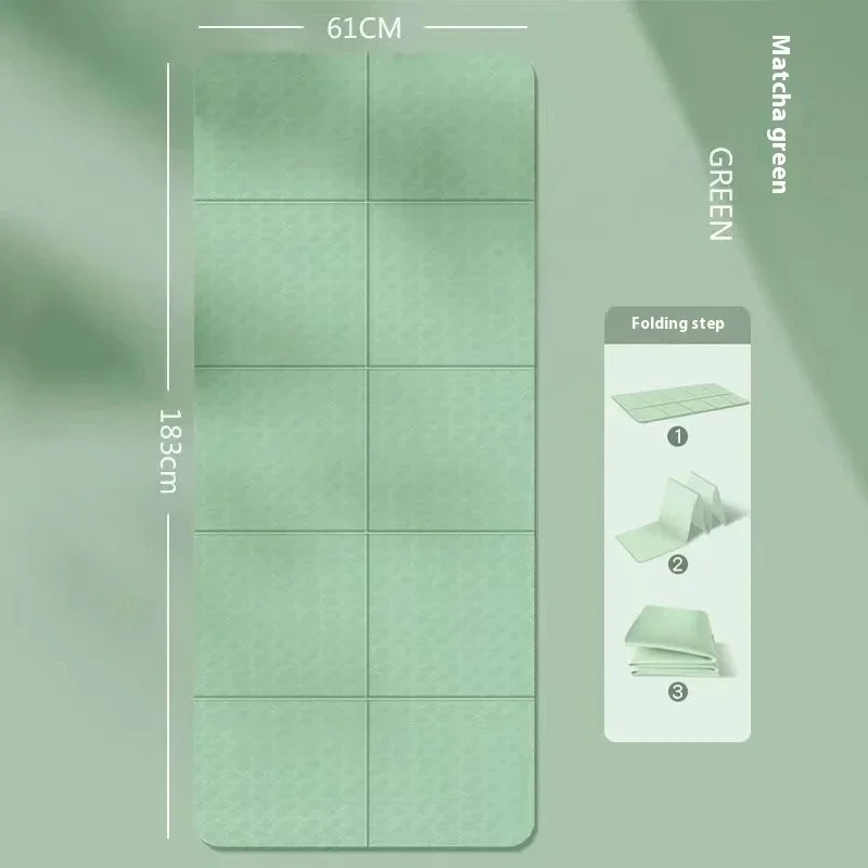 Estera de Yoga portátil plegab - Pilates Yoga Matte reseña y precio
