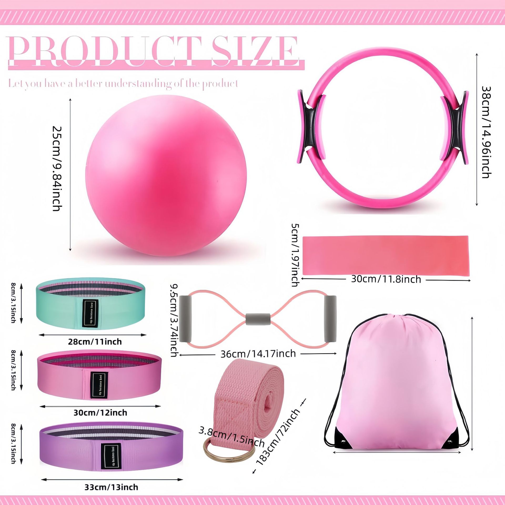 Nuevo Juego combinado de 10 pi - Pilates And Yoga Combined reseña y precio